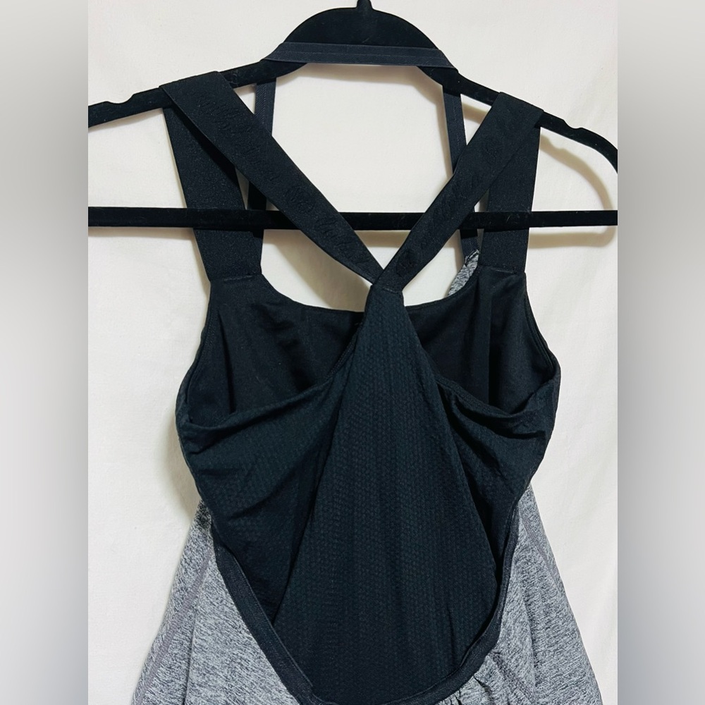 ✨Rare✨ LULULEMON Awareness Double Layer Bubble Tank Top Logo Straps Halter Yoga - Picture 7 of 13